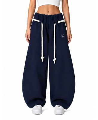 Women's Barrel Rope-Drawstring Sweatpants