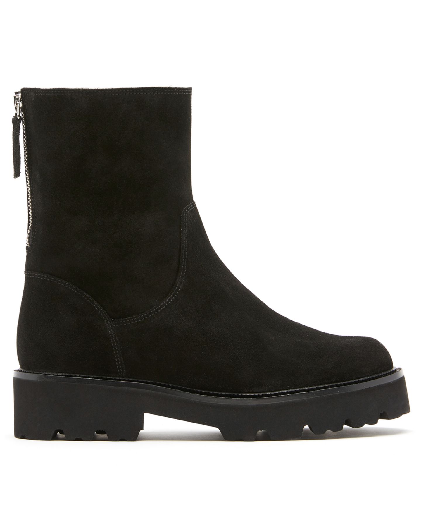 Женские ботинки La Canadienne Alive City Dry Shearling Lined Zipper Booties, цвет: Чёрный — фото 2