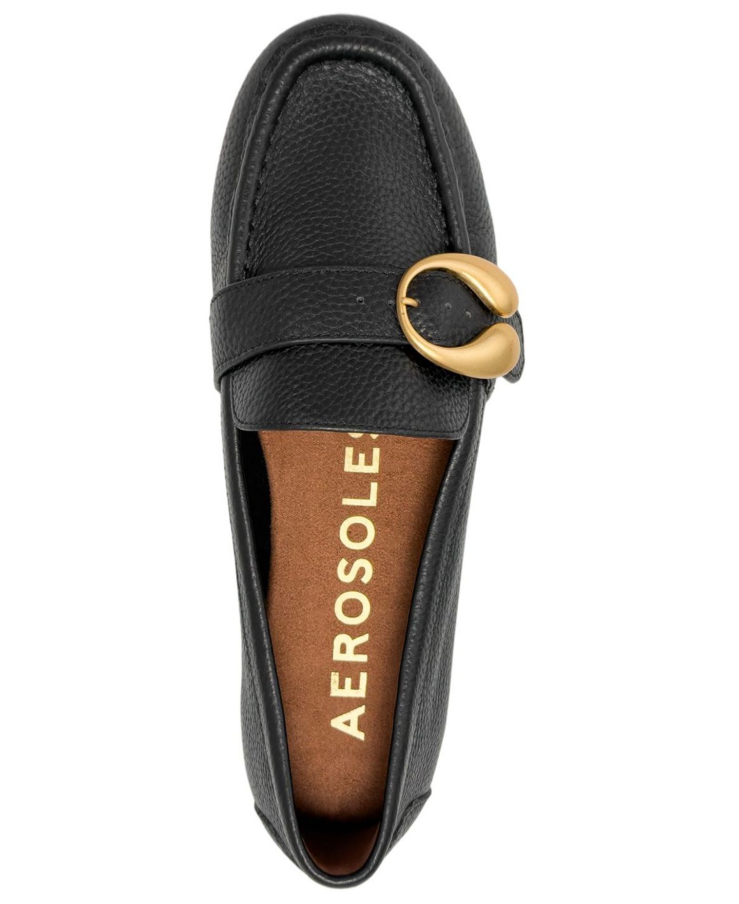 Женские туфли Aerosoles Don Slip-On Casual, цвет: Чёрный кожаный — фото 4