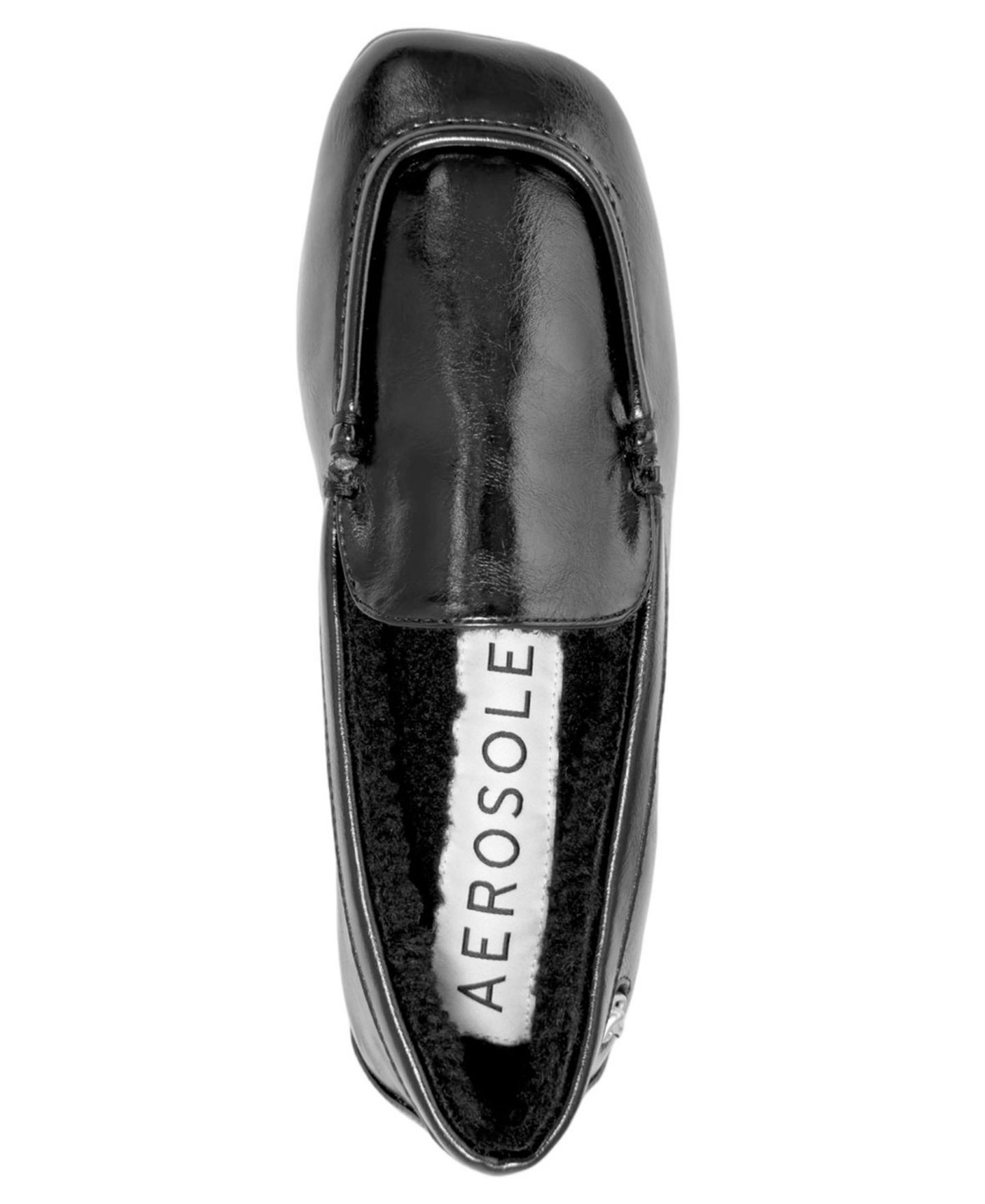 Женские туфли Aerosoles Ravi Fur Square Toe, цвет: Чёрная искусственная кожа — фото 4
