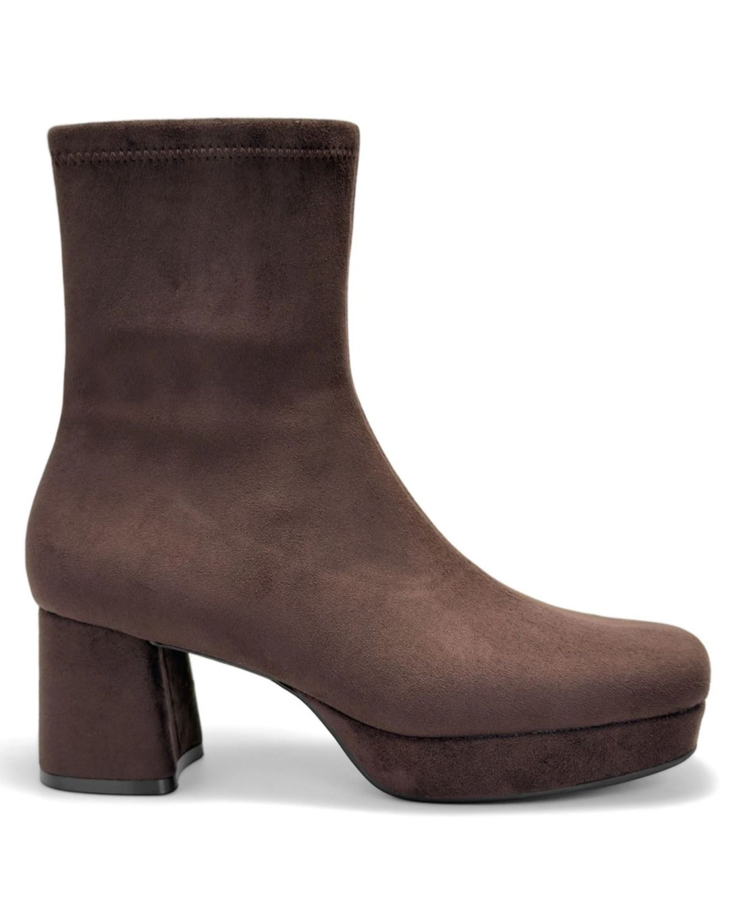 Женские ботинки Aerosoles Sussex Square Toe Dress Booties, цвет: Искусственный замшевый — фото 2