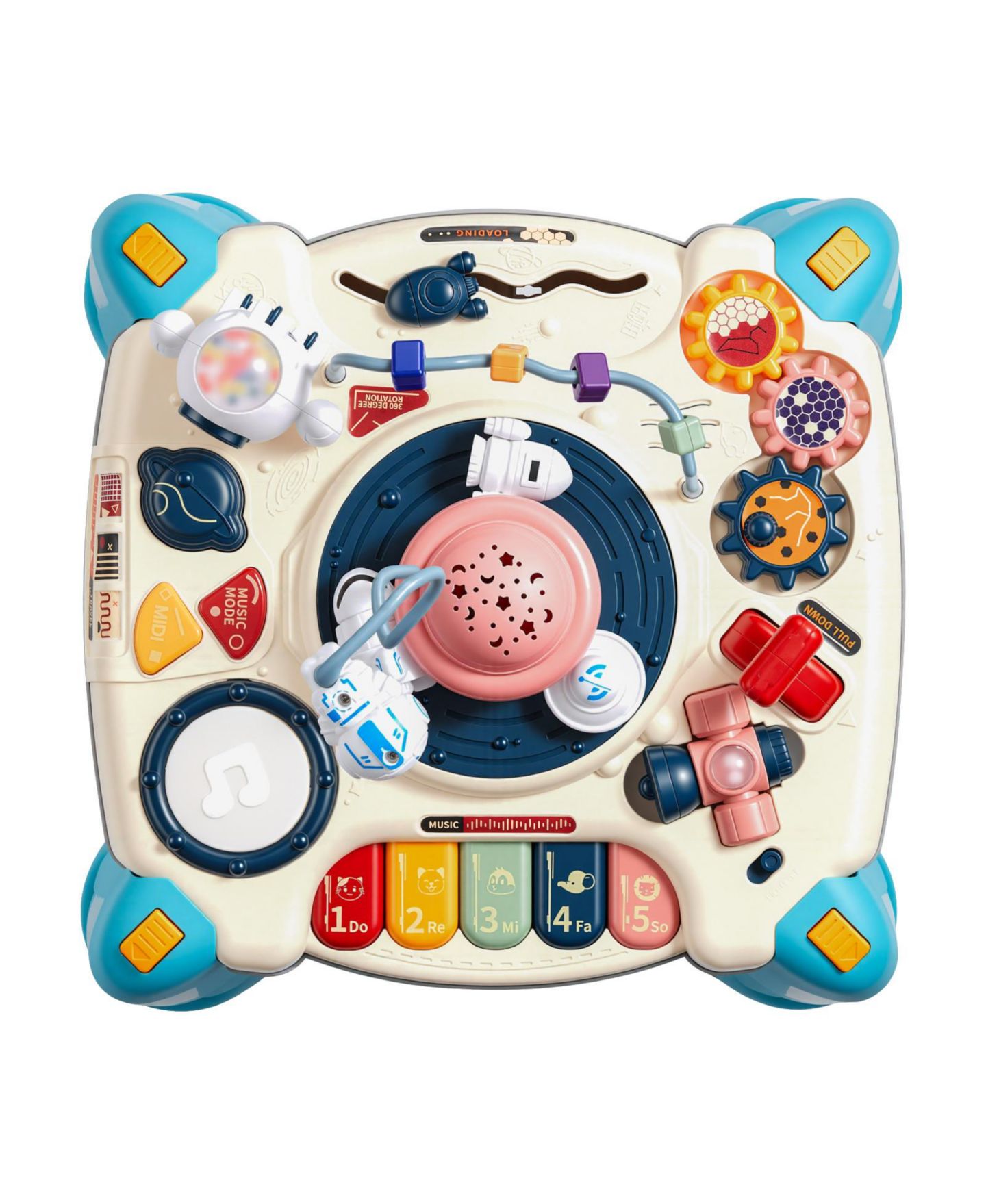 Детская игрушка SEVORLEY Baby Spacecraft Musical Activity Table, Ages 6+, цвет: Синий / Разноцветный — фото 9