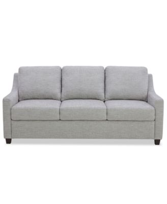 Lorrana 3-Seat Curved Arms Fabric Reversible Back Cushion Sofa