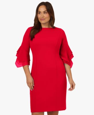 Red Plus Size Cocktail & Party Dresses