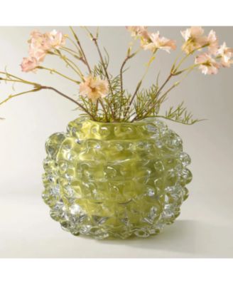 Citron Ice Glass Vase