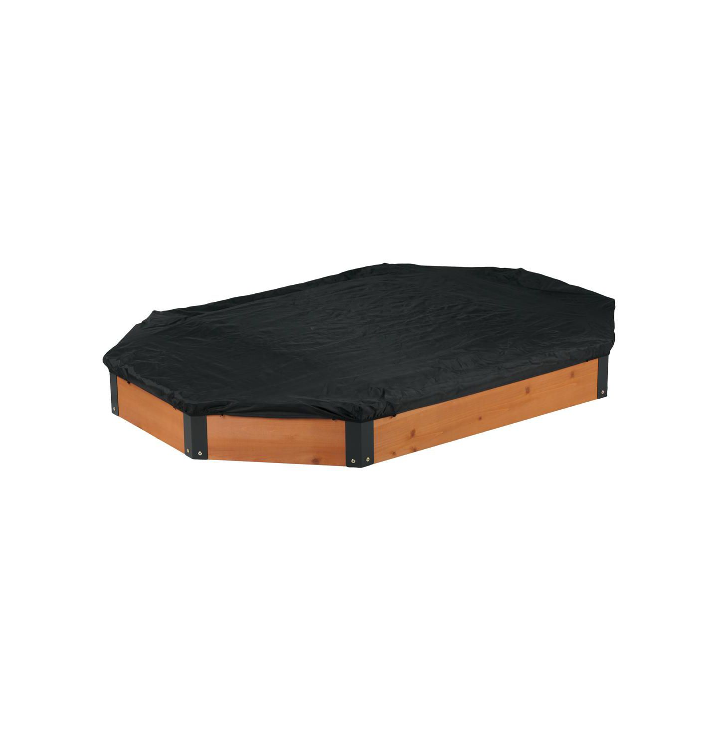 Детская игрушка YOBTOP Octagon Sandbox with Storage Benches, 260 Lb. Capacity, Ages 3-8, цвет: Коричневый — фото 2