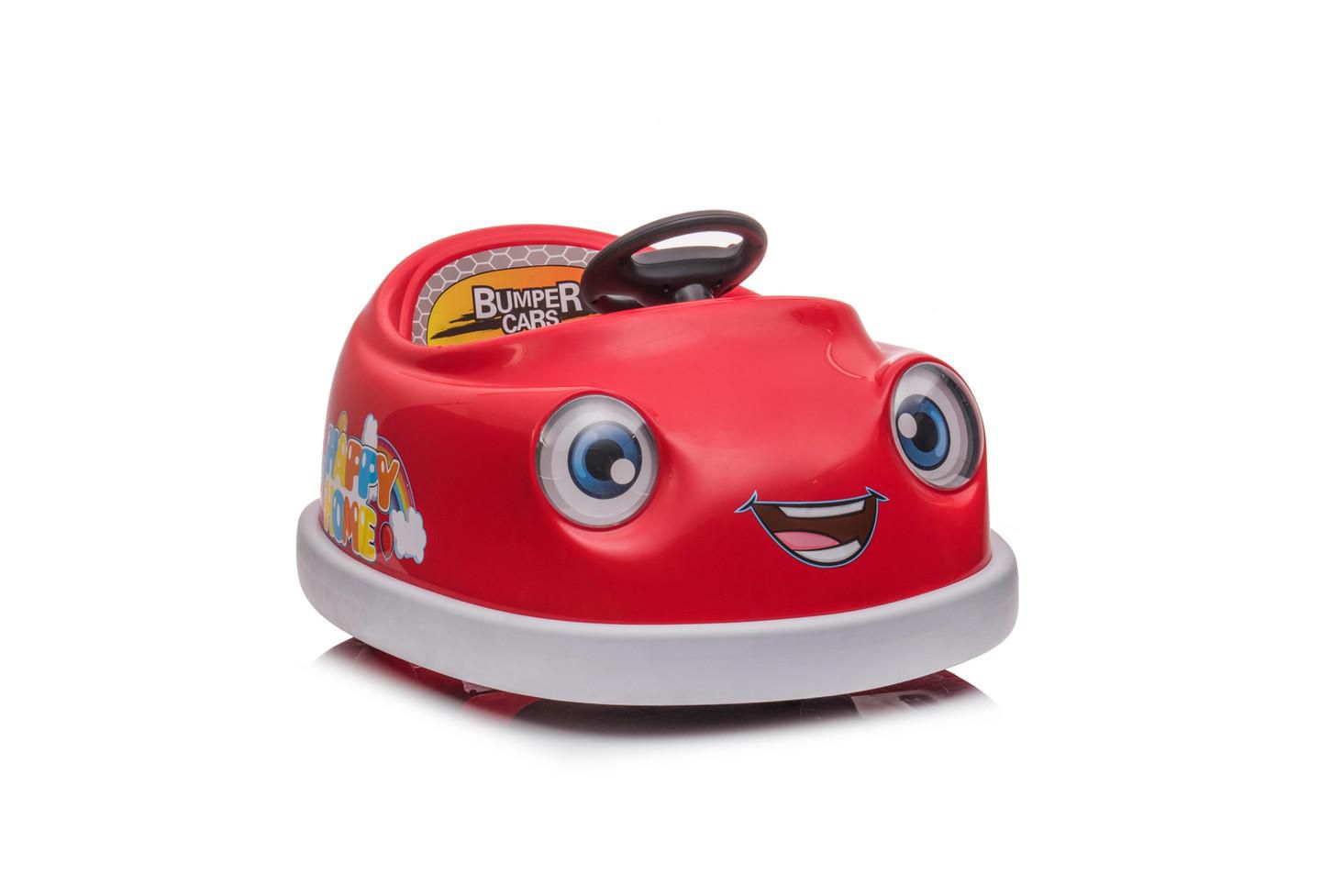 Детская игрушка YOBTOP Ride on Car for Kids - 12V Dual Drive Bumper Car, 1-6 Years Old, Pushrod, Dinner Plate, USB BT Music, Rocking Horse Mode, Anti-Collision Bumper, цвет: Красный — фото 6