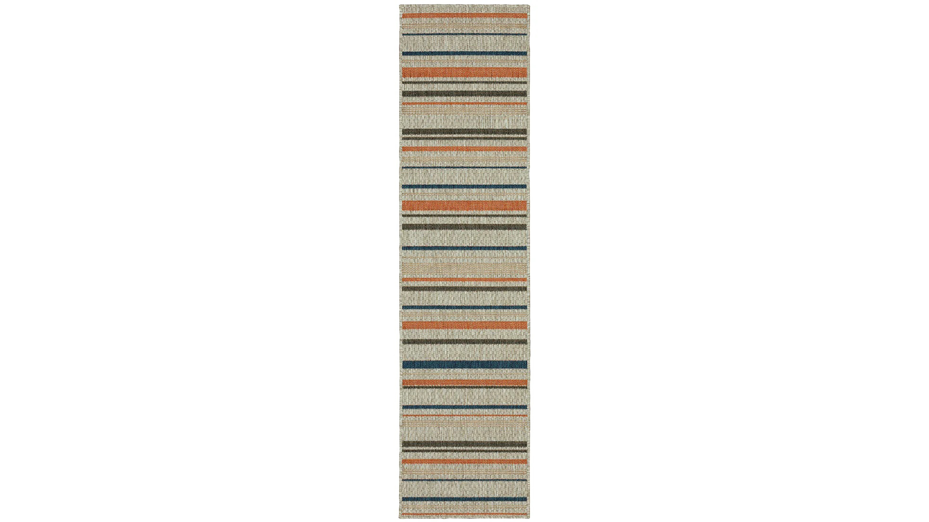 Oriental Weavers Latitude 602W3 Gray 1'10" x 7'6" Runner Rug