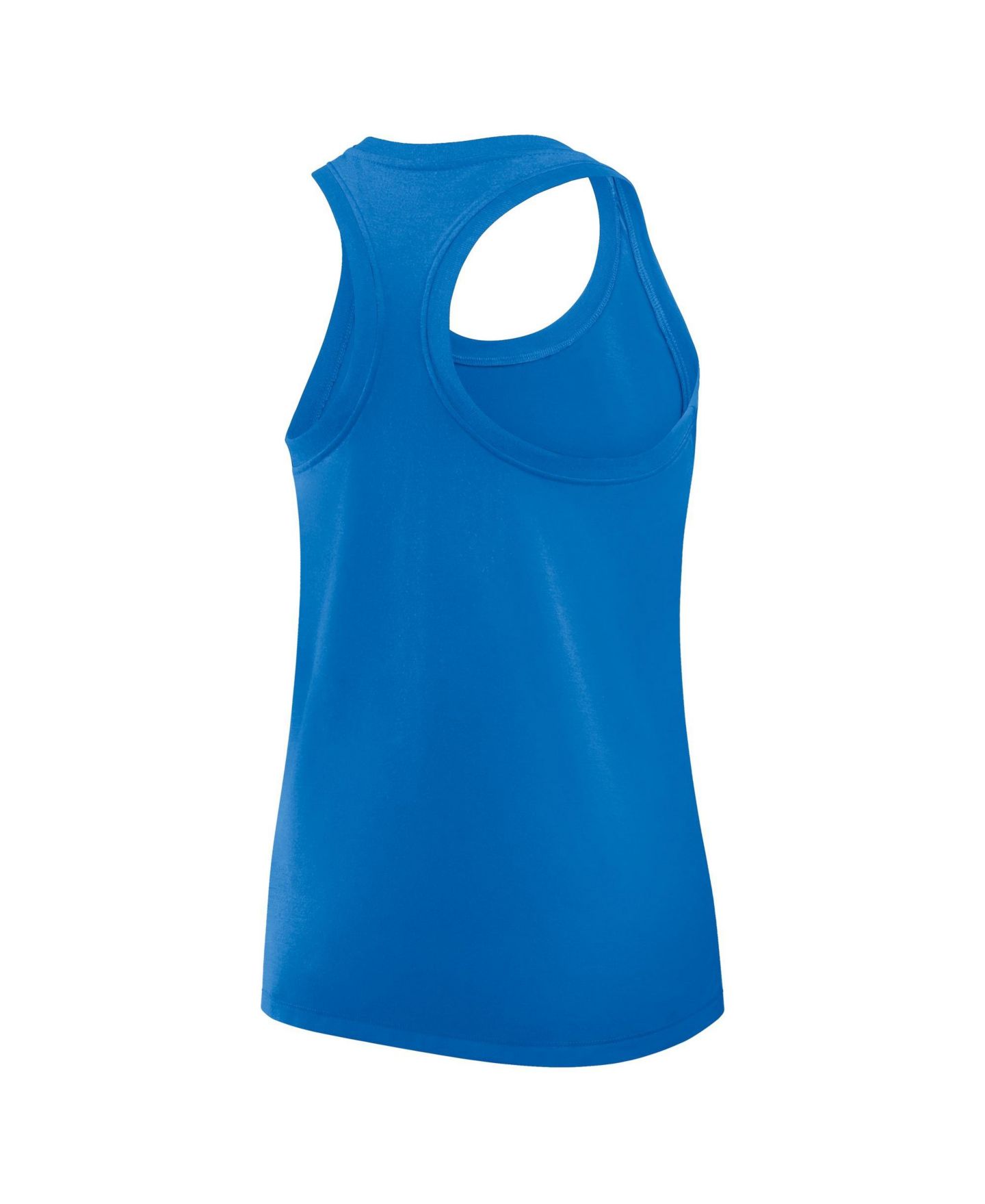 Женский топ Nike Blue Detroit Lions Hurry Up Tri-Blend Dri-FIT — фото 2