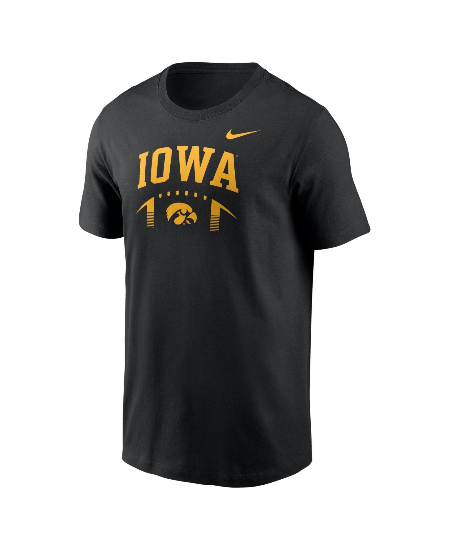 Мужская футболка Nike Black Iowa Hawkeyes Primetime Football Icon — фото 3