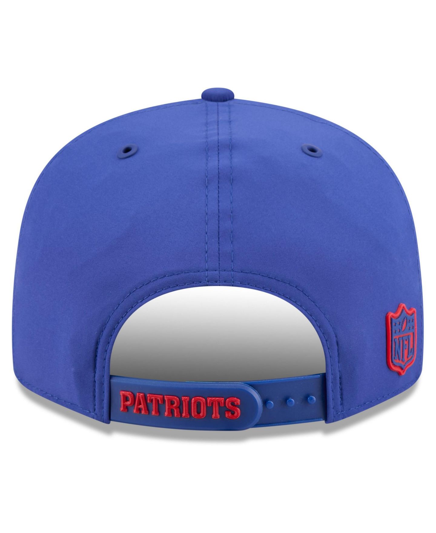 Мужская кепка New Era Royal New England Patriots 2026 Sideline Throwback 9FIFTY Snapback Hat — фото 3