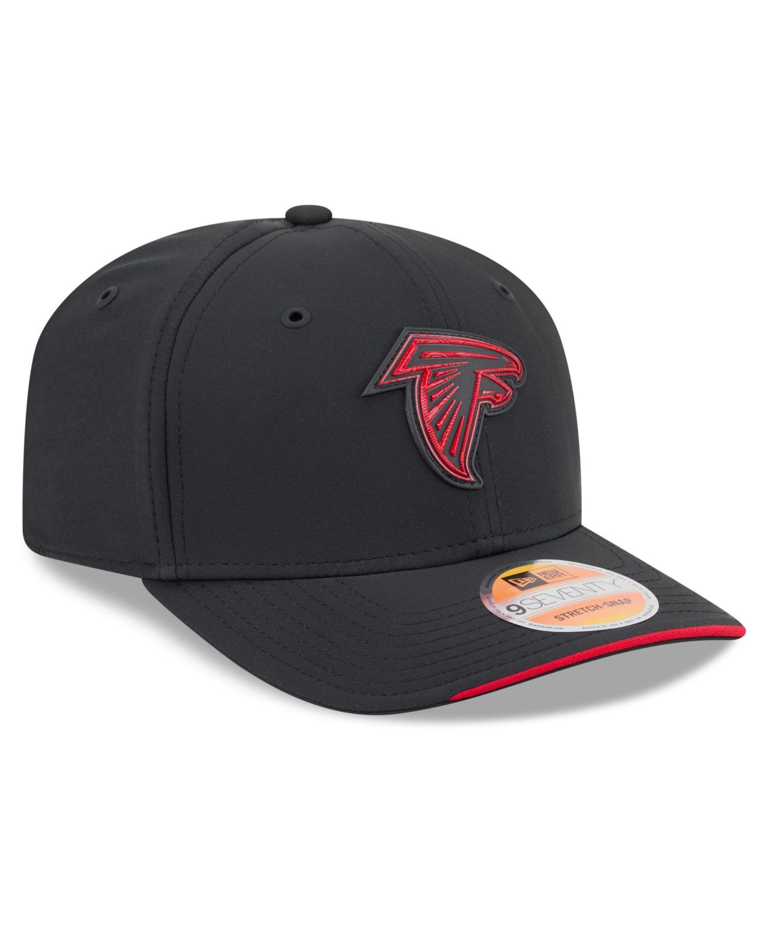 Men's Black Atlanta Falcons 2026 Sideline 9SEVENTY Adjustable Hat