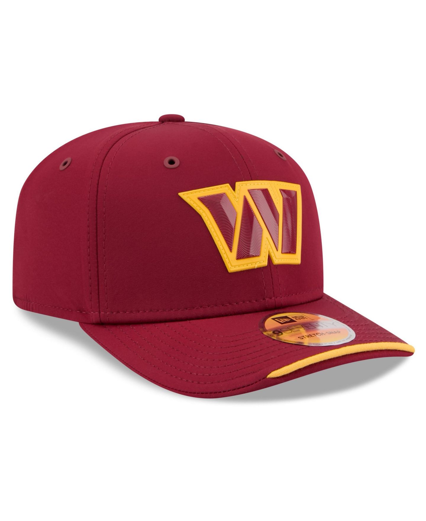 Мужская кепка New Era Burgundy Washington Commanders 2026 Sideline 9SEVENTY Adjustable Hat — фото 4