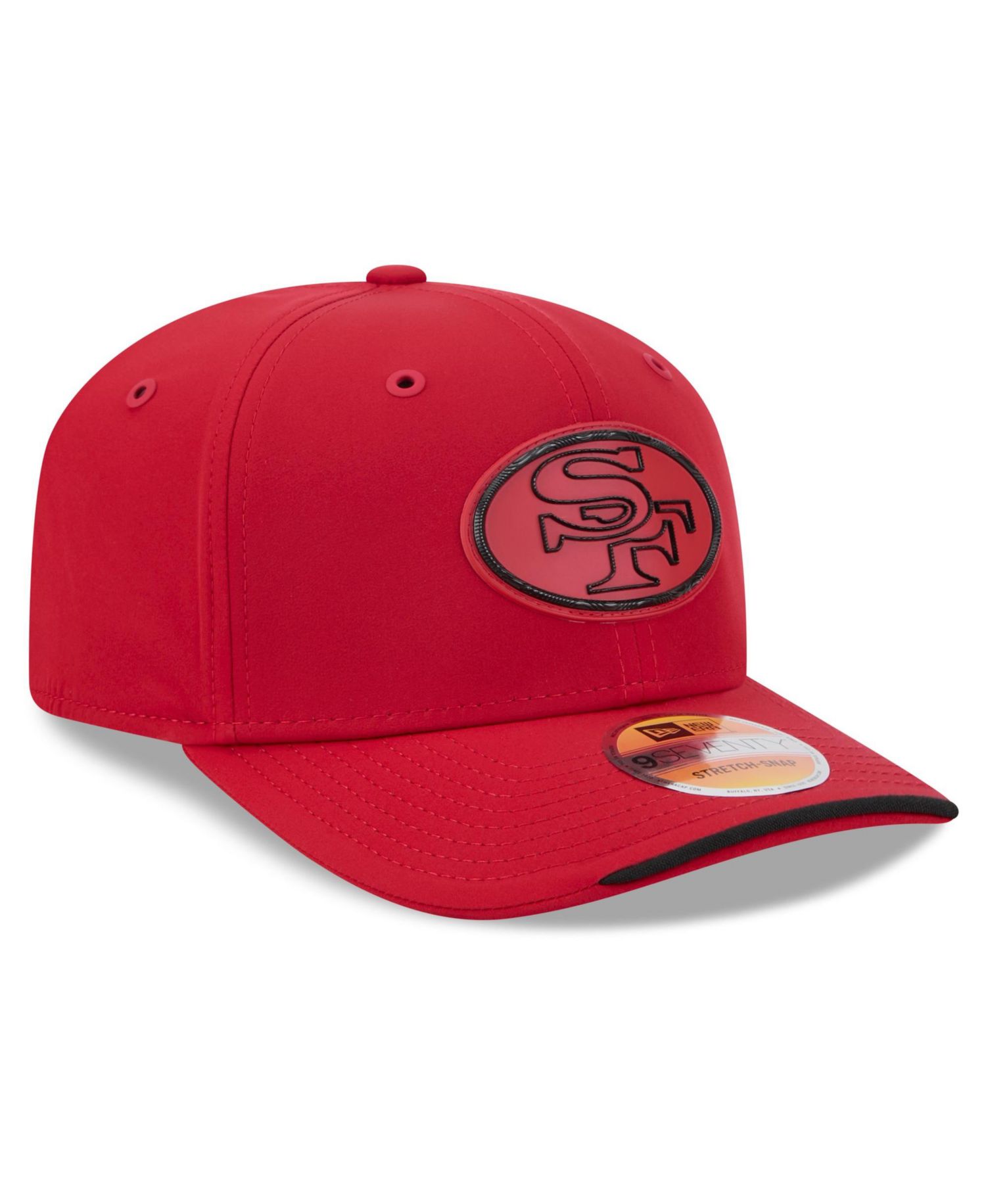 Men's Scarlet San Francisco 49ers 2026 Sideline Throwback 9SEVENTY Adjustable Hat