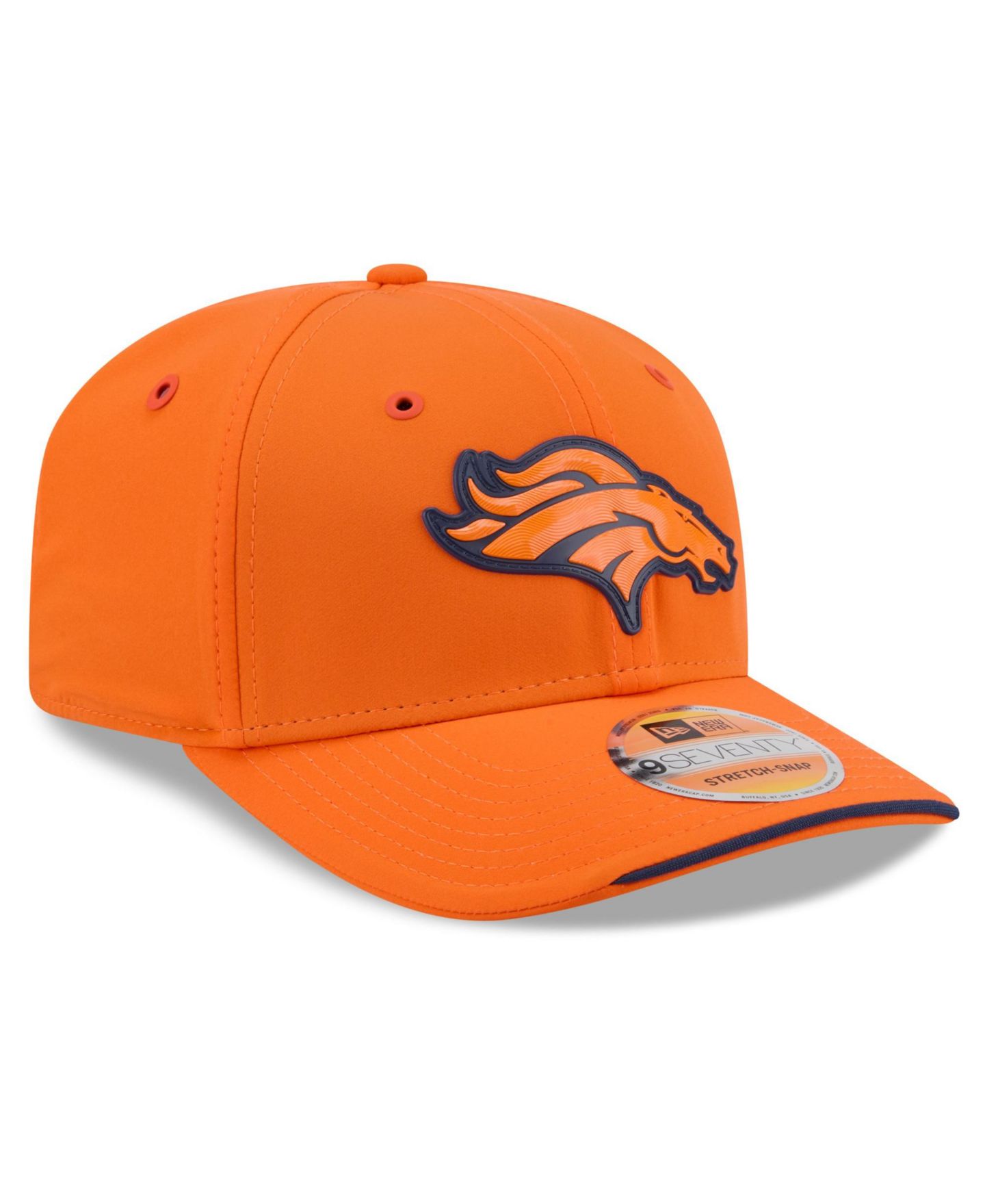Мужская кепка New Era Orange Denver Broncos 2026 Sideline 9SEVENTY Adjustable Hat — фото 4