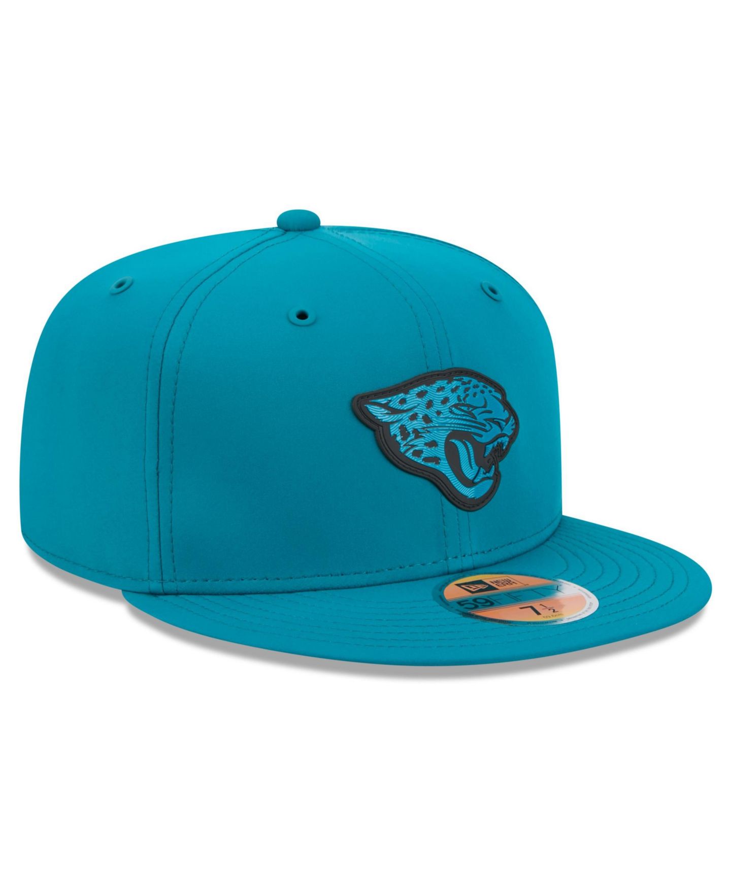 Мужская кепка New Era Teal Jacksonville Jaguars 2026 Sideline 59FIFTY Fitted Hat — фото 4