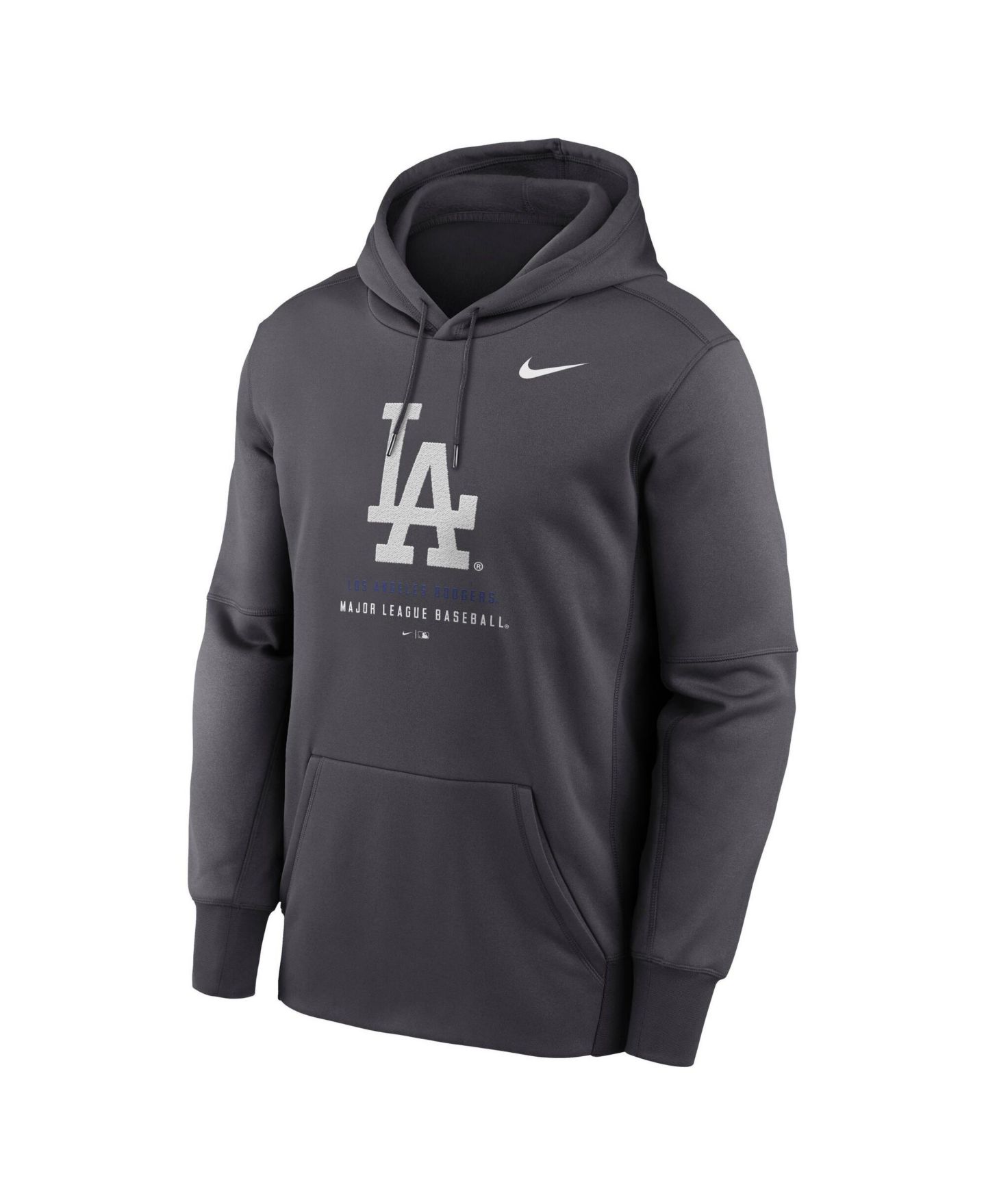 Мужское худи Nike Anthracite Los Angeles Dodgers Therma-FIT — фото 3