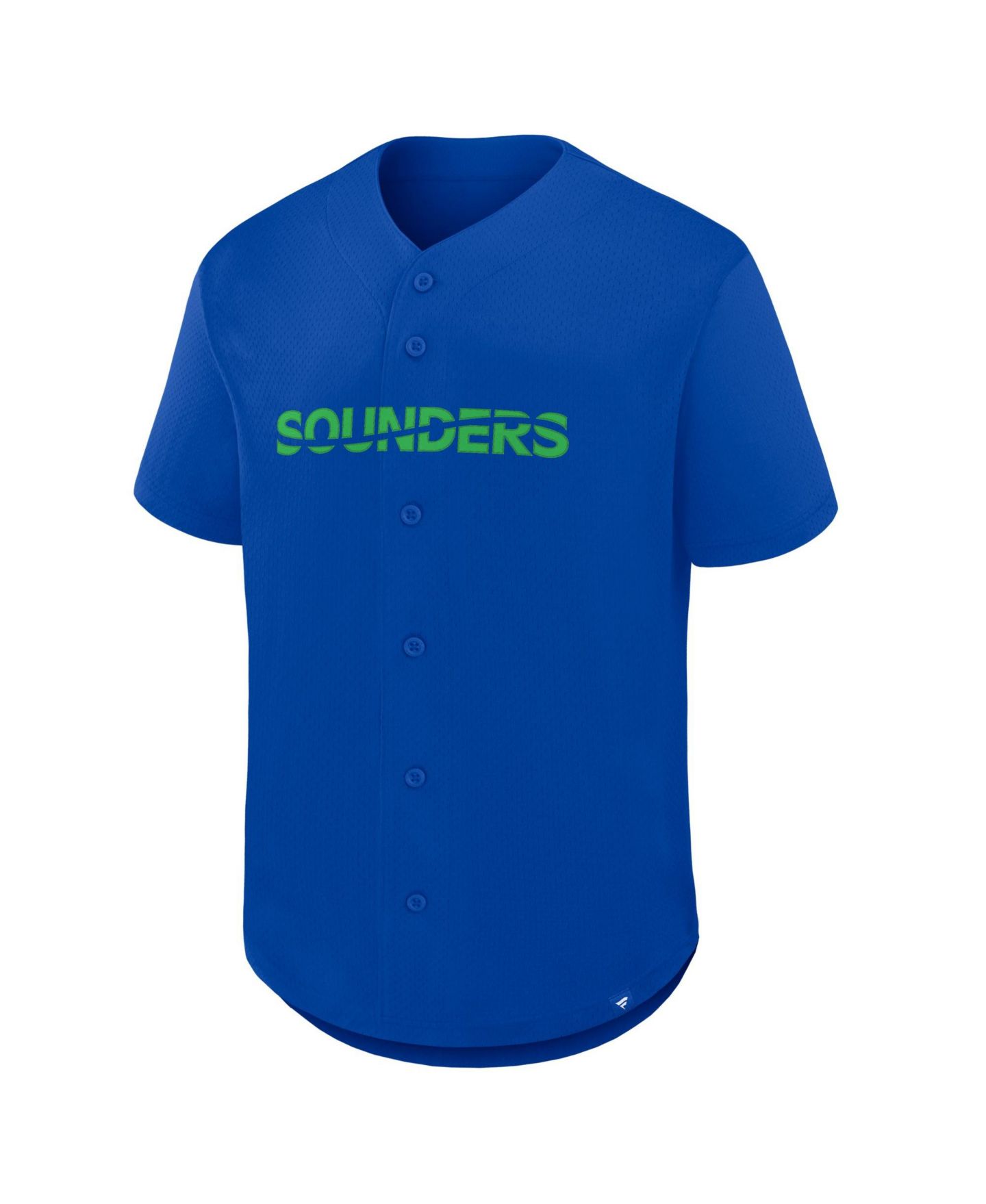 Мужской топ Fanatics Blue Seattle Sounders FC Maximum Intensity Button-Up Jersey — фото 3