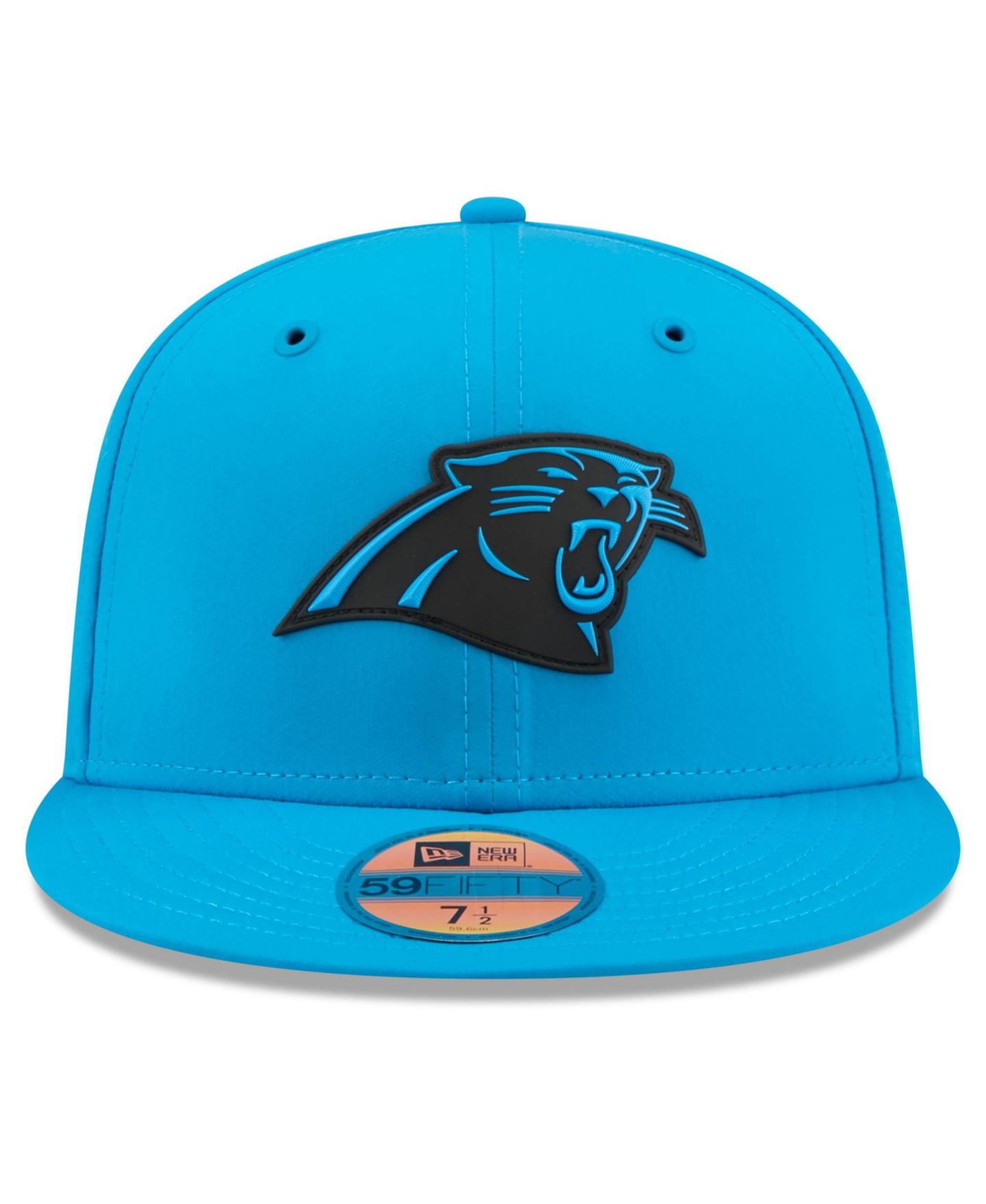 Мужская кепка New Era Blue Carolina Panthers 2026 Sideline 59FIFTY Fitted Hat — фото 5