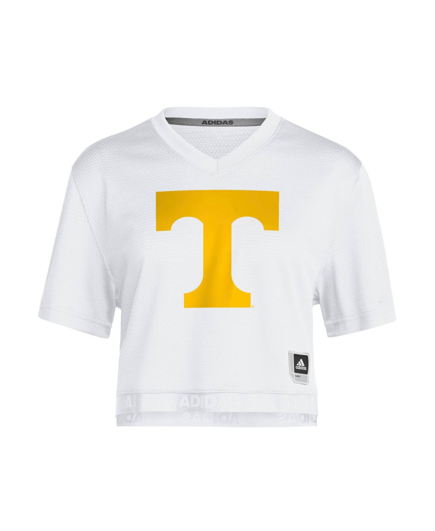 Женский топ adidas White Tennessee Volunteers Cropped Fashion Jersey — фото 3