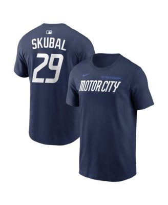 Men's Tarik Skubal Navy Detroit Tigers City Connect Name Number T-Shirt