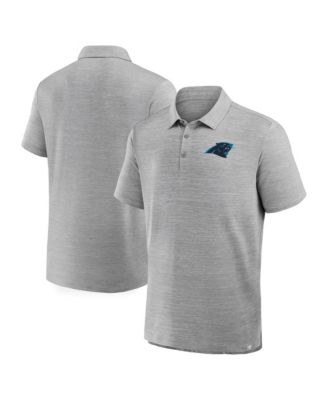 Men's Heather Gray Carolina Panthers Clutch Polo Shirt