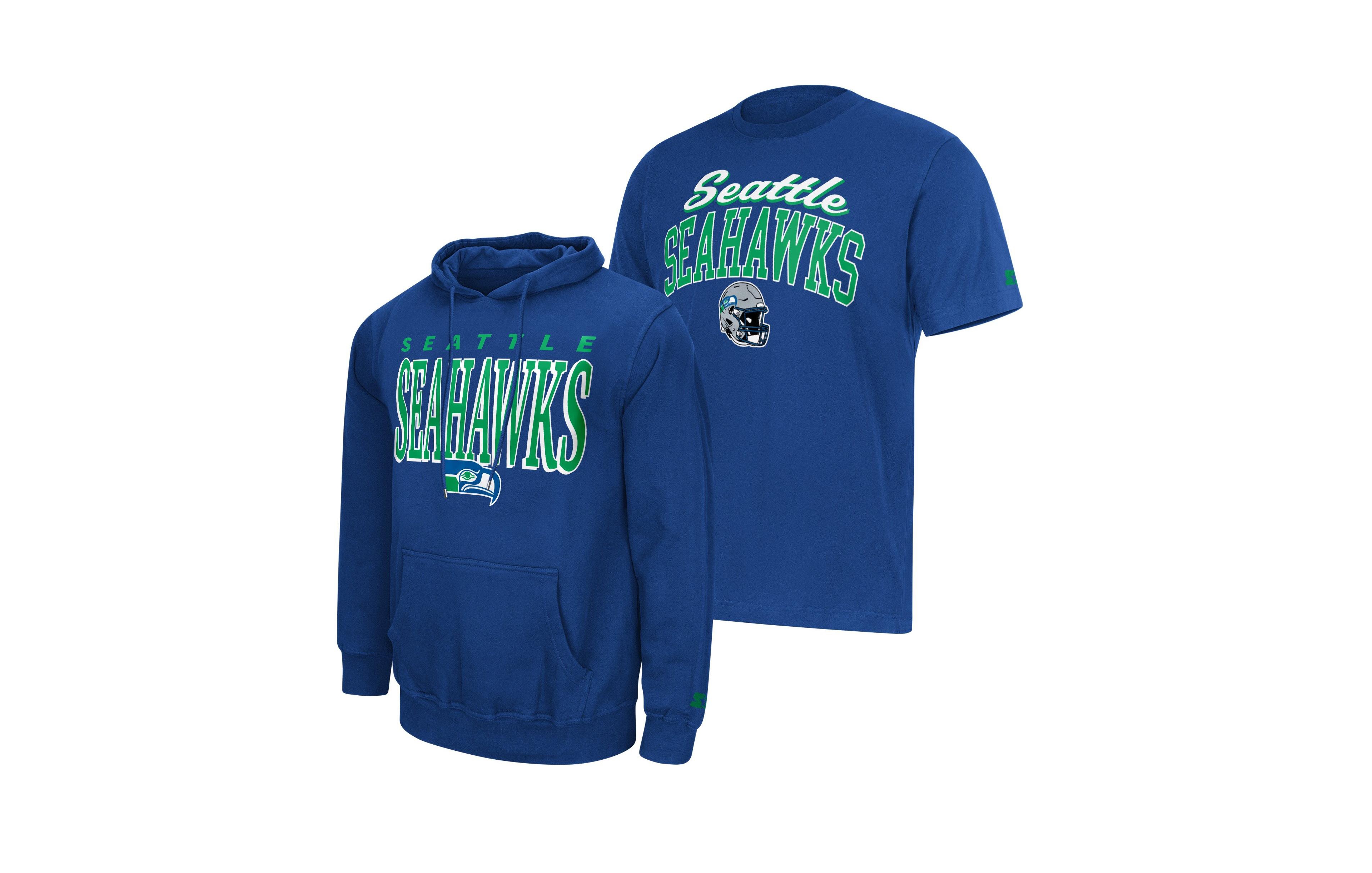 Starter Men's 2-piece Royal Seattle Seahawks Logo Hoodie