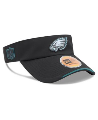 Men's Black Philadelphia Eagles 2026 Sideline Adjustable Visor Hat