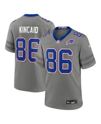 Men's Dalton Kincaid Gray Buffalo Bills Nickel City Game Jersey