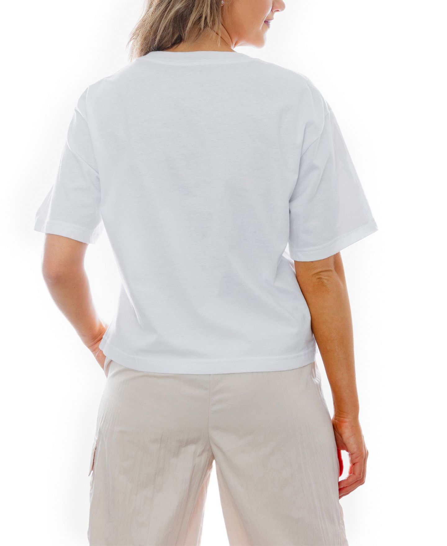 Женская футболка Gameday Couture White South Carolina Gamecocks Logo Boxy Fit Cropped — фото 3
