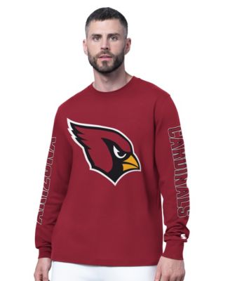 Men's Cardinal Arizona Cardinals Clutch Hit II Long-Sleeve T-Shirt