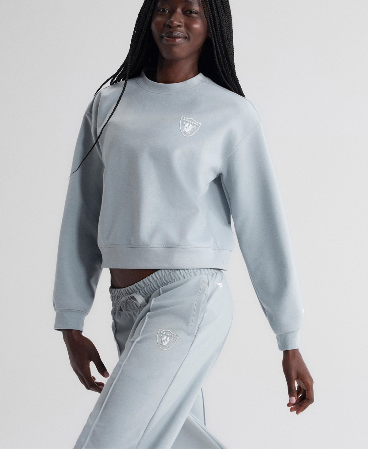 Fanatics Women's Blue Las Vegas Raiders Clutch Tri-Blend Pants