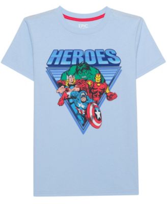 Boys' 5-20 Avengers Heroes Graphic Crewneck T-Shirt