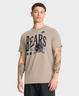 Men's Sand Chicago Bears Rewind Tri-Blend T-Shirt