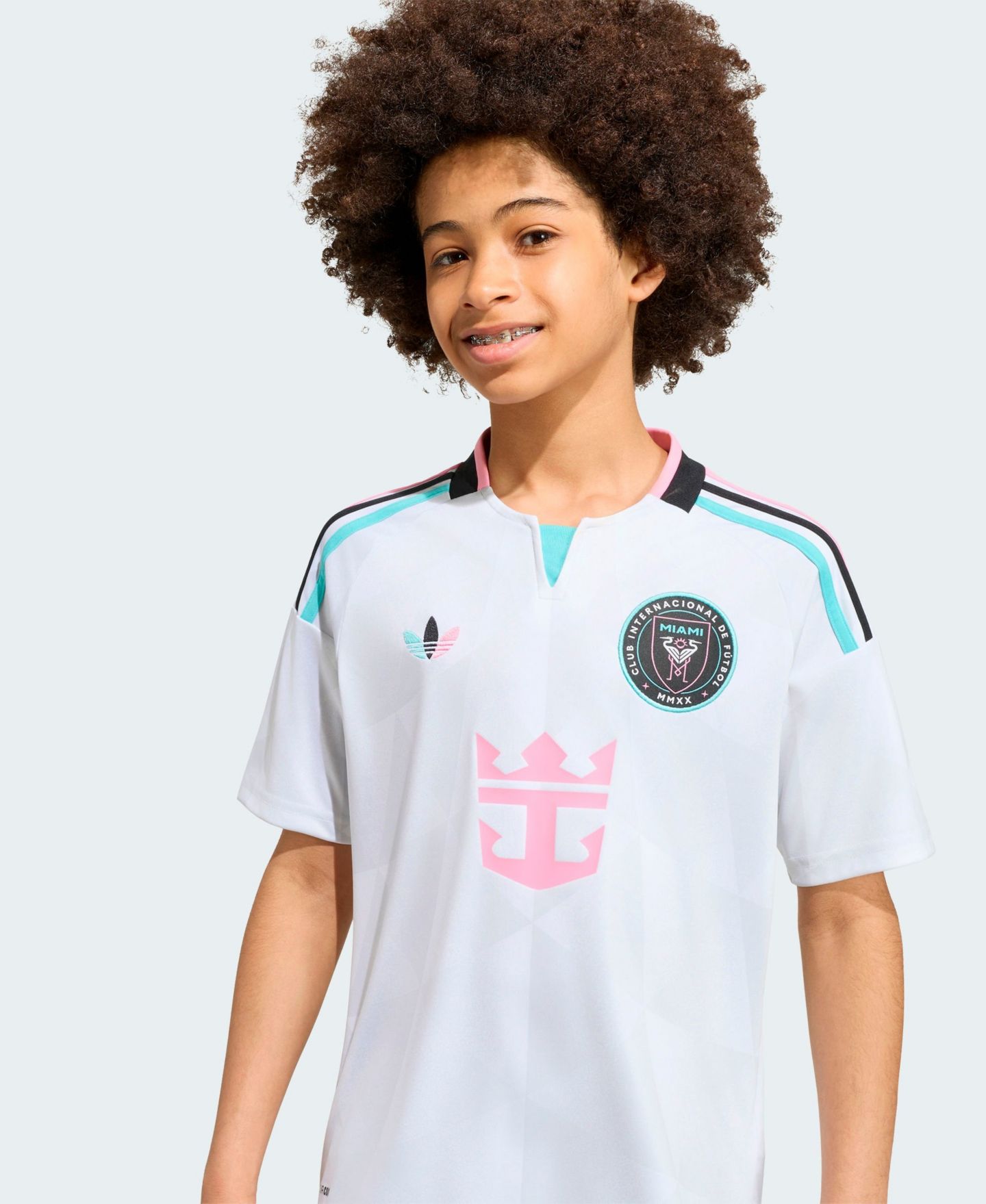 Детское джерси adidas Inter Miami CF 2026 Third Replica, White — фото 3