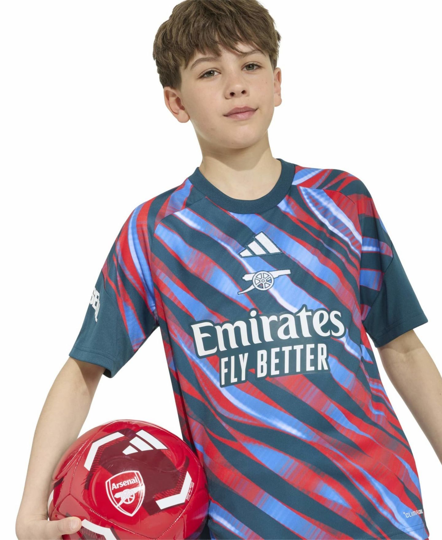 Детский топ adidas Green Arsenal 2026/27 Pre-Match Home Training Jersey — фото 7