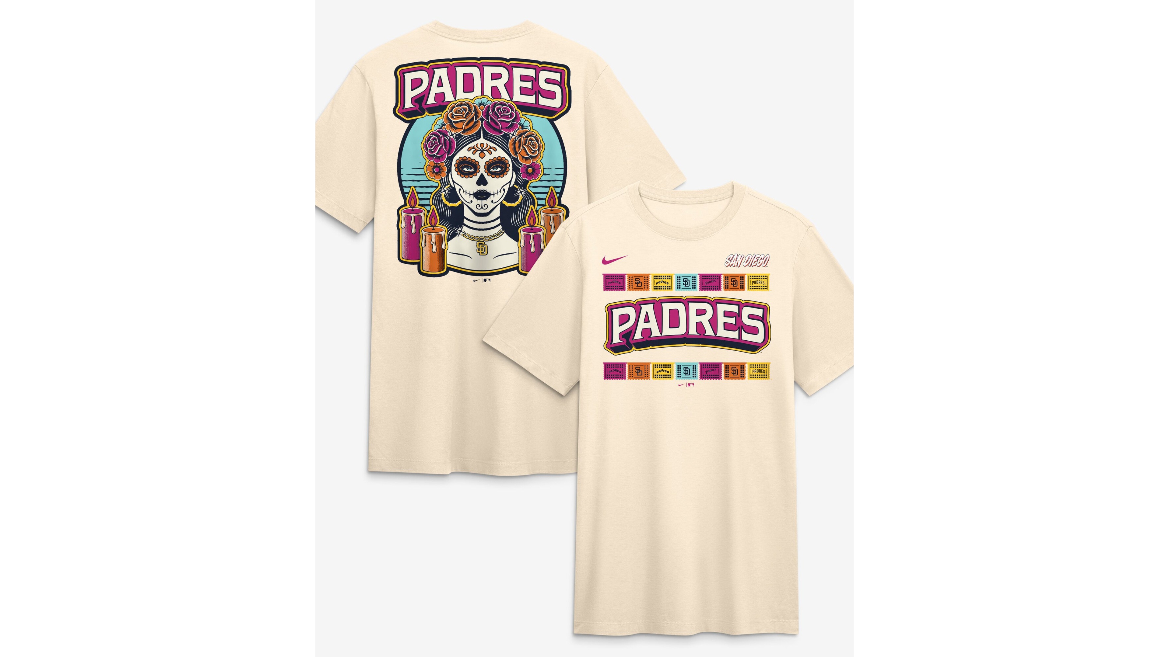 Nike Men's Tan San Diego Padres City Connect Legacy Tri-Blend T-Shirt