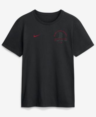 Men's Black Boston Red Sox Split Logo T-Shirt