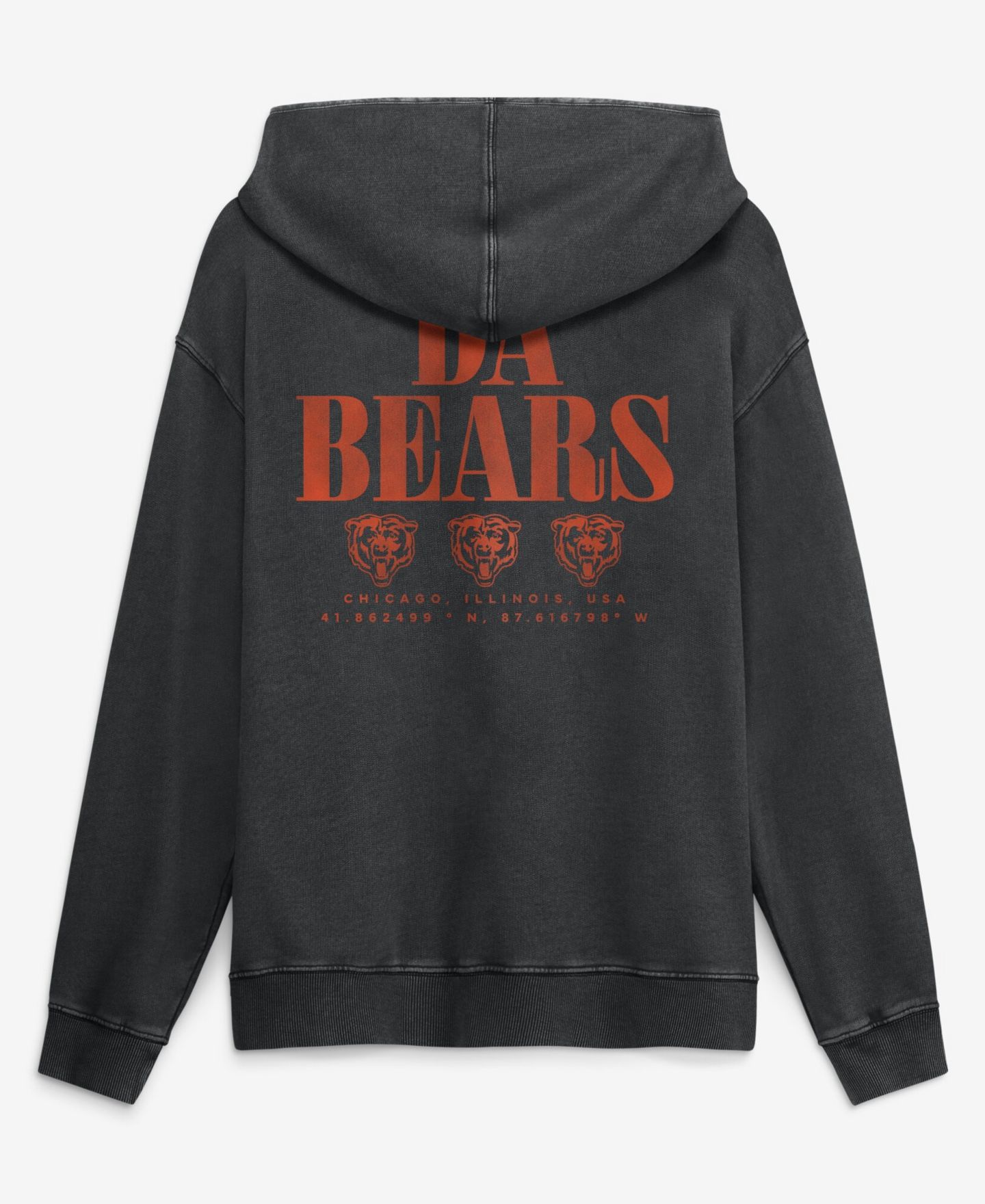 Мужское худи Fanatics Black Chicago Bears Relaxed Intense Rivalry French Terry — фото 5