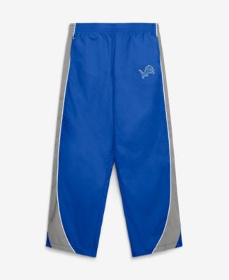 Women's Blue/Gray Detroit Lions Team First Backwards Lateral Nylon Pants