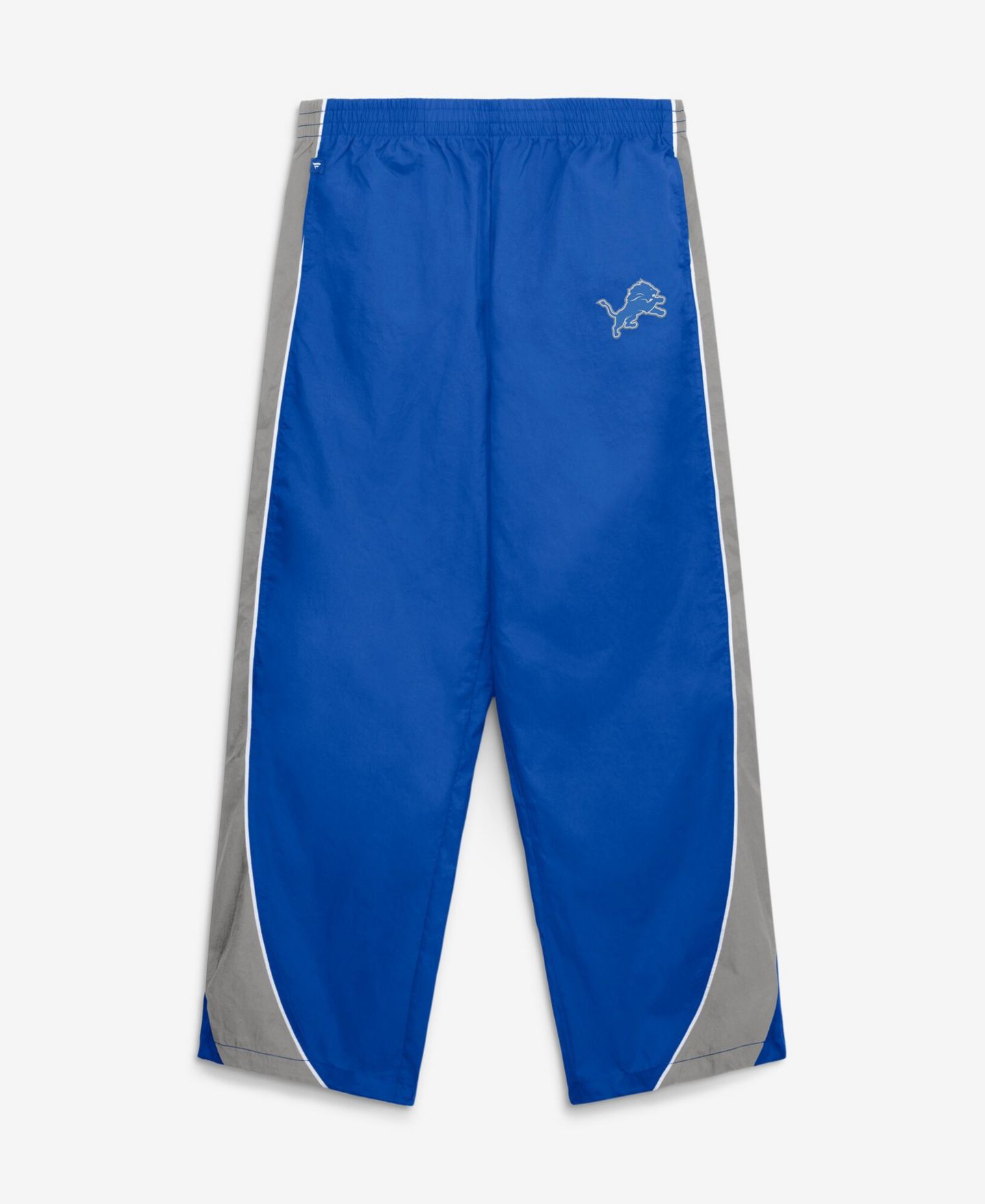 Женские брюки Fanatics Detroit Lions Team First Backwards Lateral Wide-Leg Colorblock — фото 1
