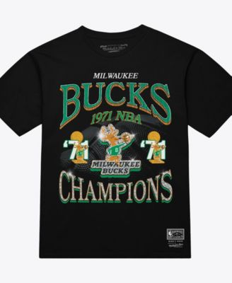 Men's Black Milwaukee Bucks Champions Era T-Shirt