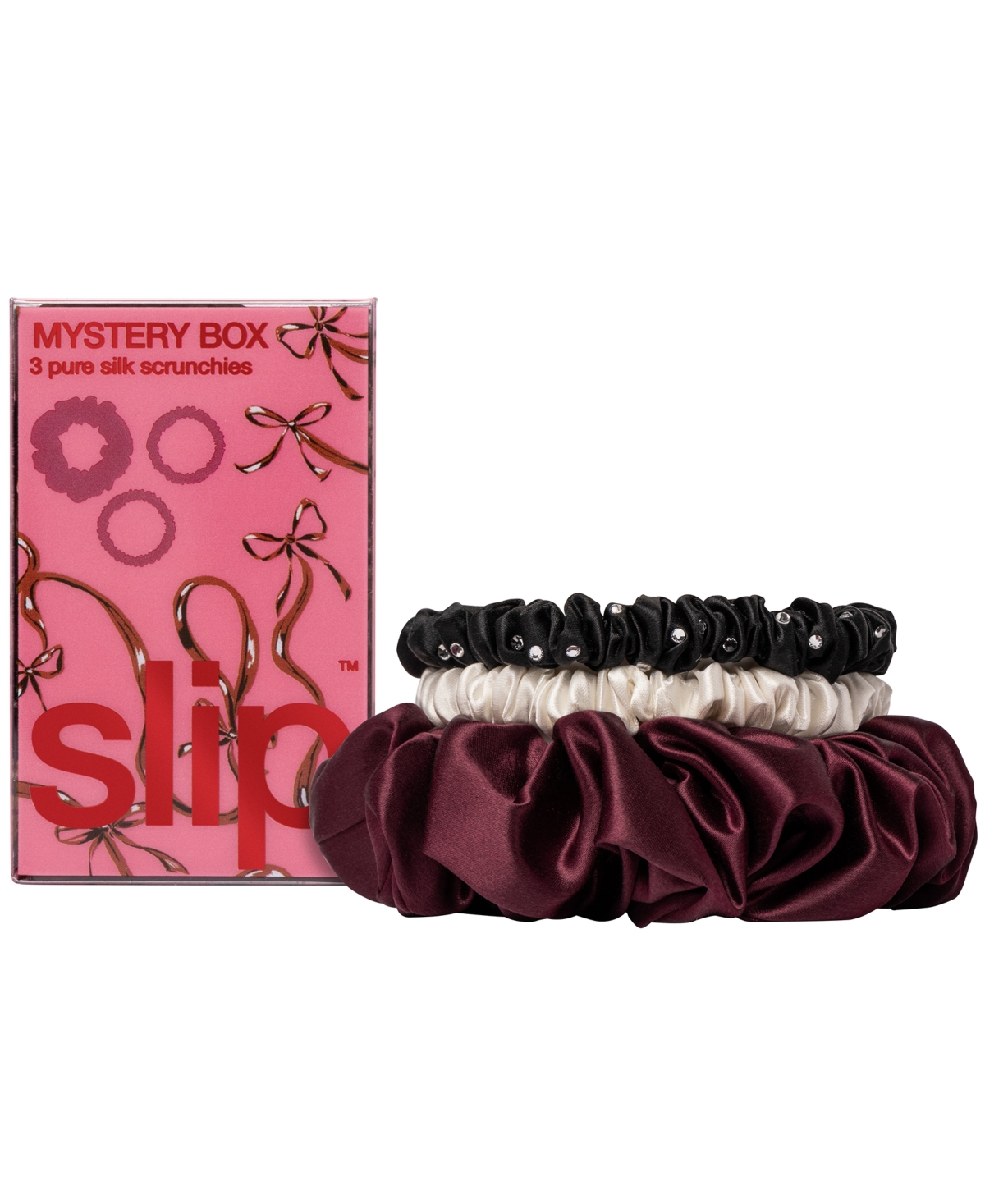 Slip Pure Silk Assorted Scrunchies Mystery Box, Set of 4