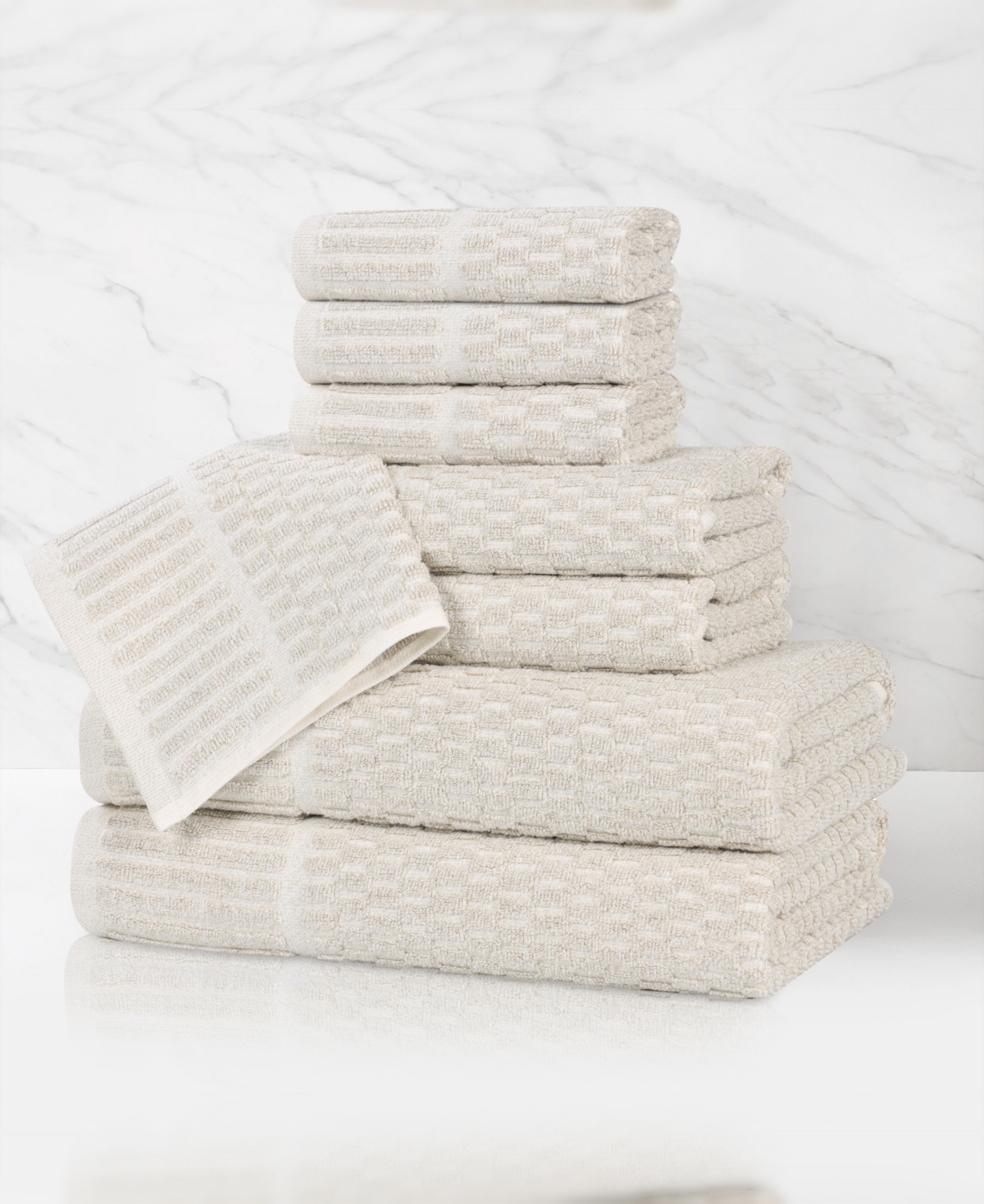 Superior Juno Cotton Blend -Piece Towel Set