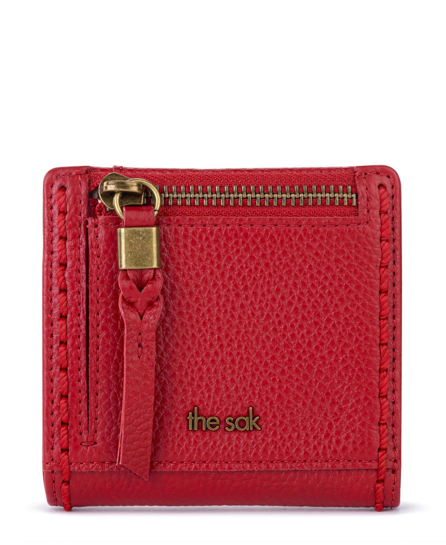 Женский кошелёк The Sak Mira Leather Floral-Emboss Snap Closure Wallet, цвет: Чёрный — фото 5