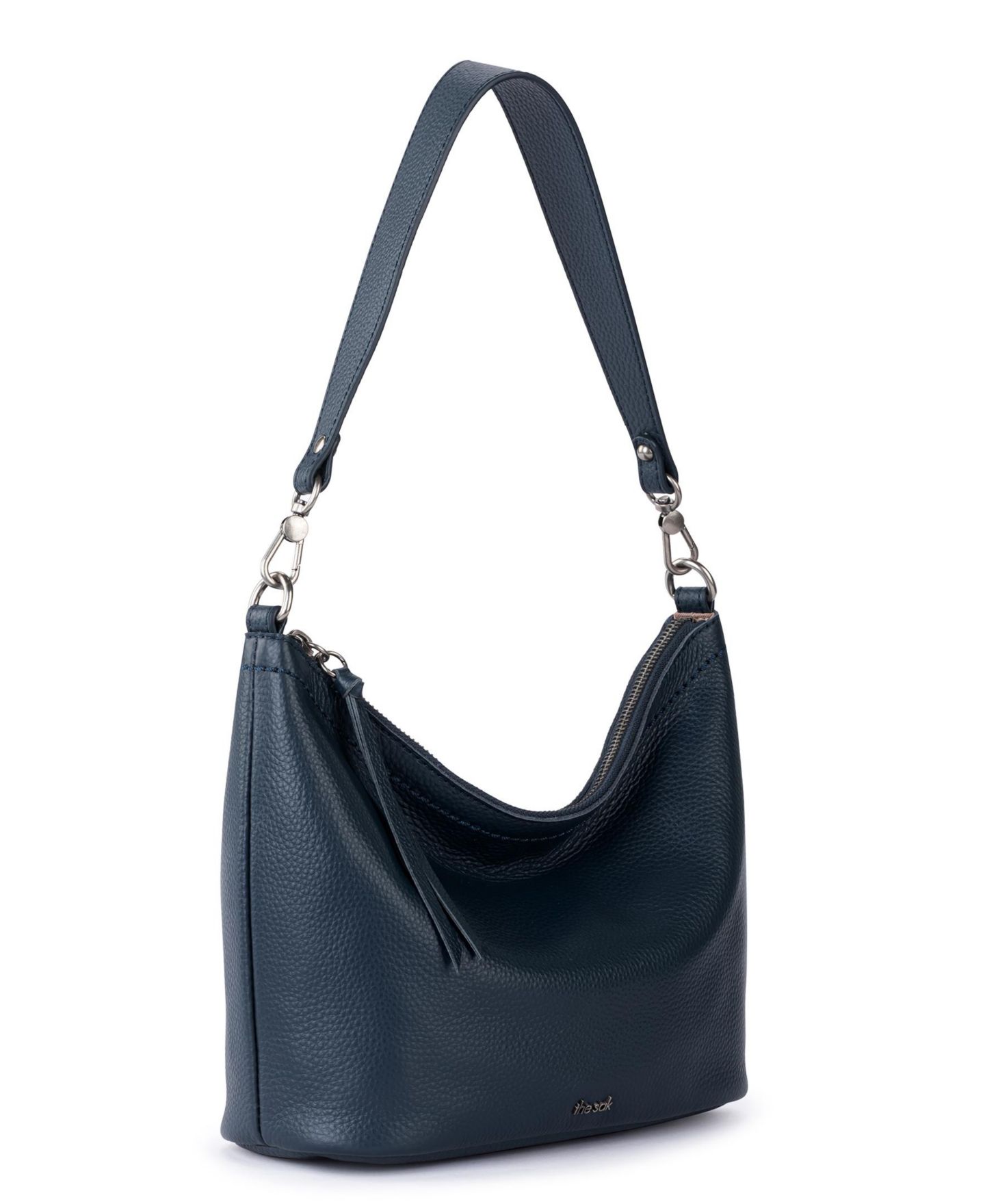 Женская сумка The Sak Jasmine Leather Medium Hobo Handbag, цвет: Индиго — фото 3