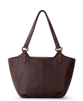 Bolinas Leather Large Satchel Handbag