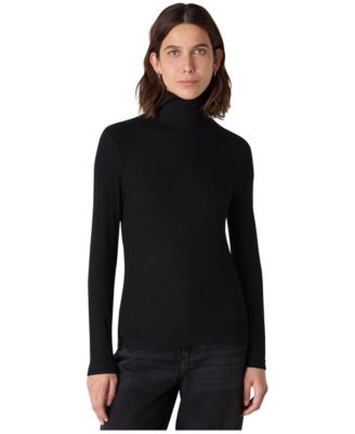 Women's Ribbed Turtleneck Polo