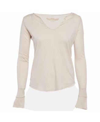 Women's Cotton Knit Long Sleeves Top