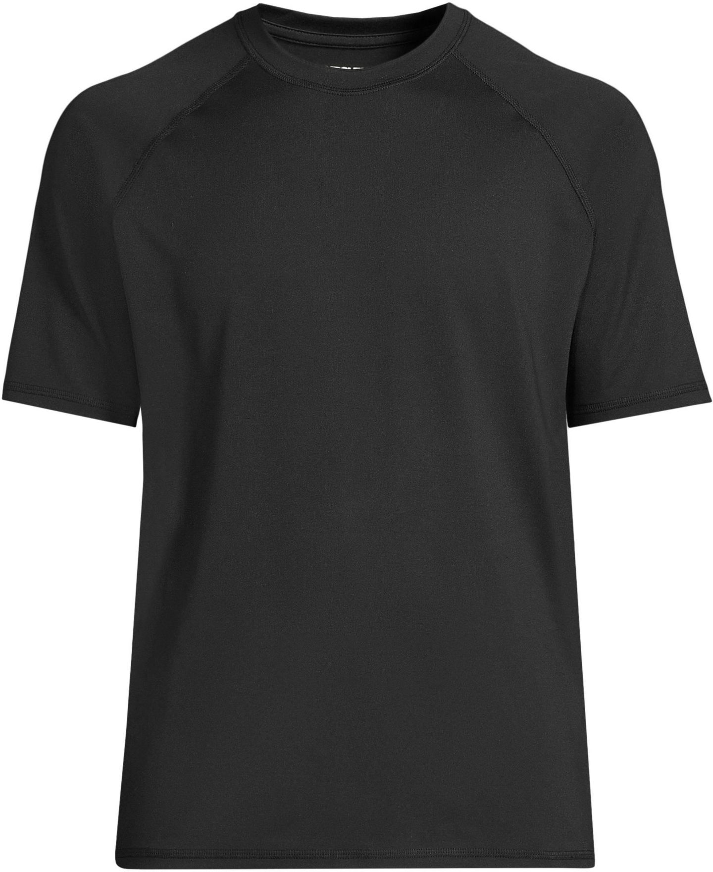 Мужская футболка Lands' End Short Sleeve Active, цвет: Чёрный — фото 4